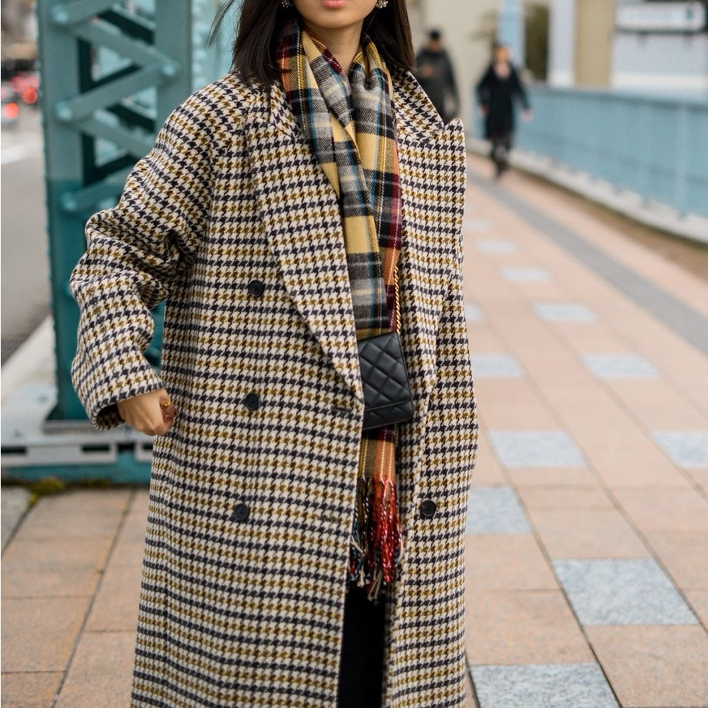 LAST CHANCE ARITZIA Wilfred Wool Prescott Houndstooth Coat - Picture 6 of 10